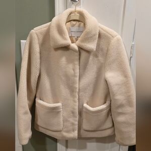 Rebecca Minkoff Cream Teddy Jacket